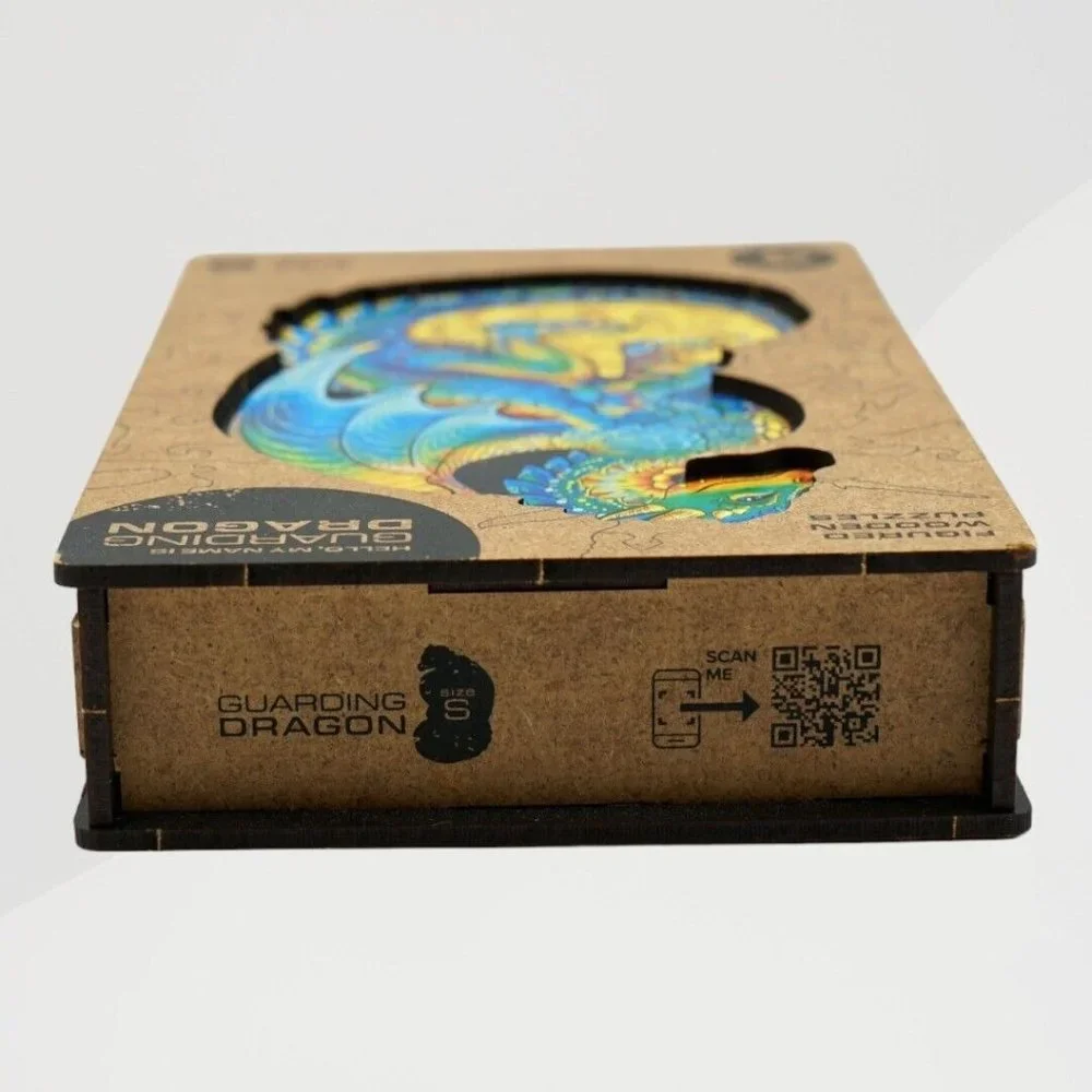 UNIDRAGON‎ Wooden Jigsaw Puzzle GUARDING DRAGON 97 PIECES SIZE S
